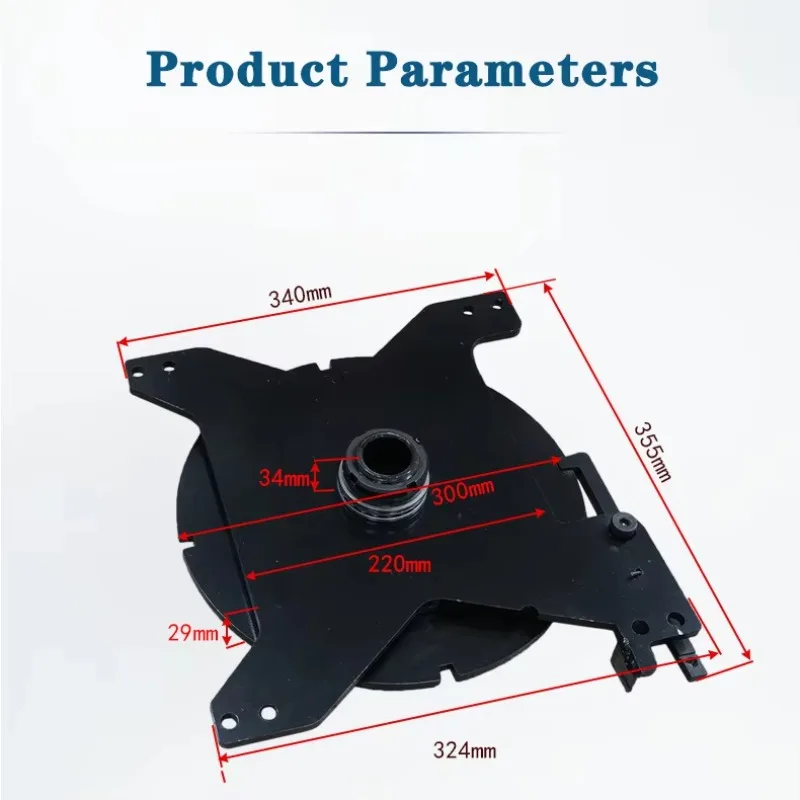 STLF Wholesale 360° Universal RV Swivel Chassis Electric Rotating Plate Car Seat for Commercial Vehicle Interior Accessories