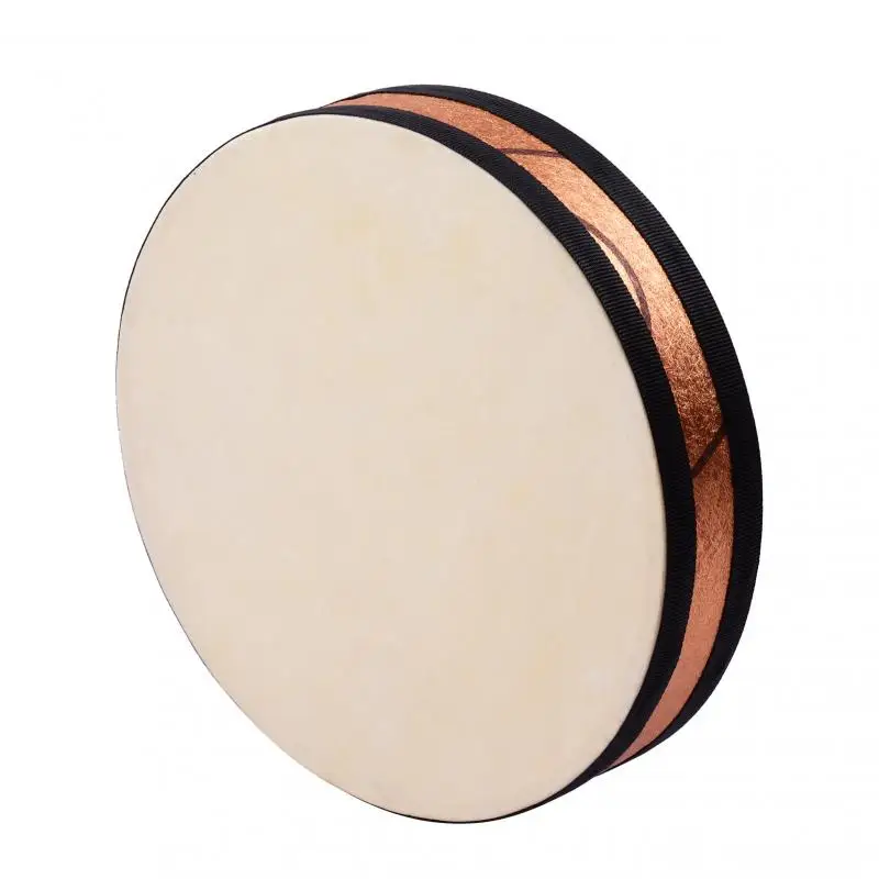 1Pc 8-Inch Ocean Drum Orff Percussion Instrument Parent-Child Musical Early Education Teaching Aids Children Tambourine