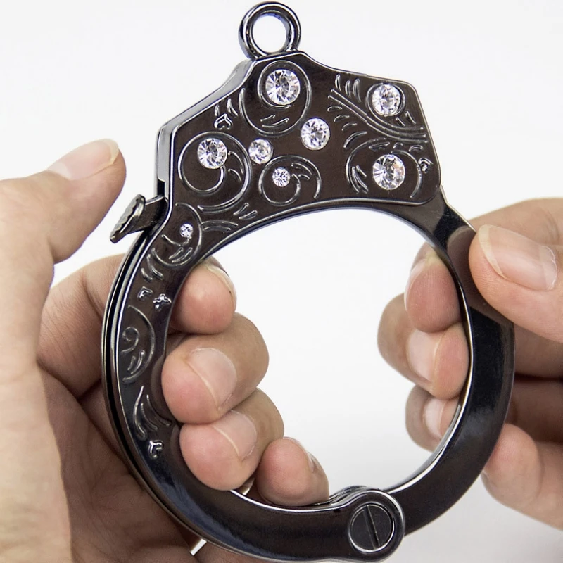Heavy Handcuffs Foot Handcuffs Alternative Toys Alloy Stainless Steel Sex Products and Restraint for Couples To Flirt with I