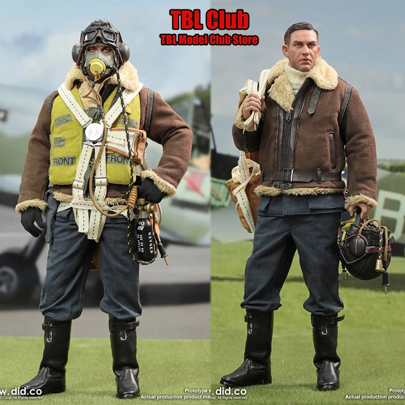 In Stock DID K80187 1/6 Scale Military Affairs Air Force Pilot Squadron Leader  12-inch Full Set Action Figure Male Soldier