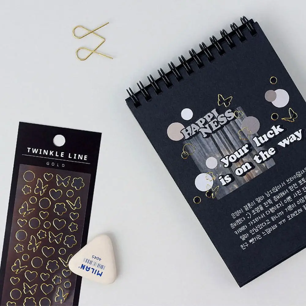 Stiker Album Foto Stiker Bintang Bulan Seri Fantasi Stiker Bronzing Transparan Stiker Laser PVC Stiker Dekorasi