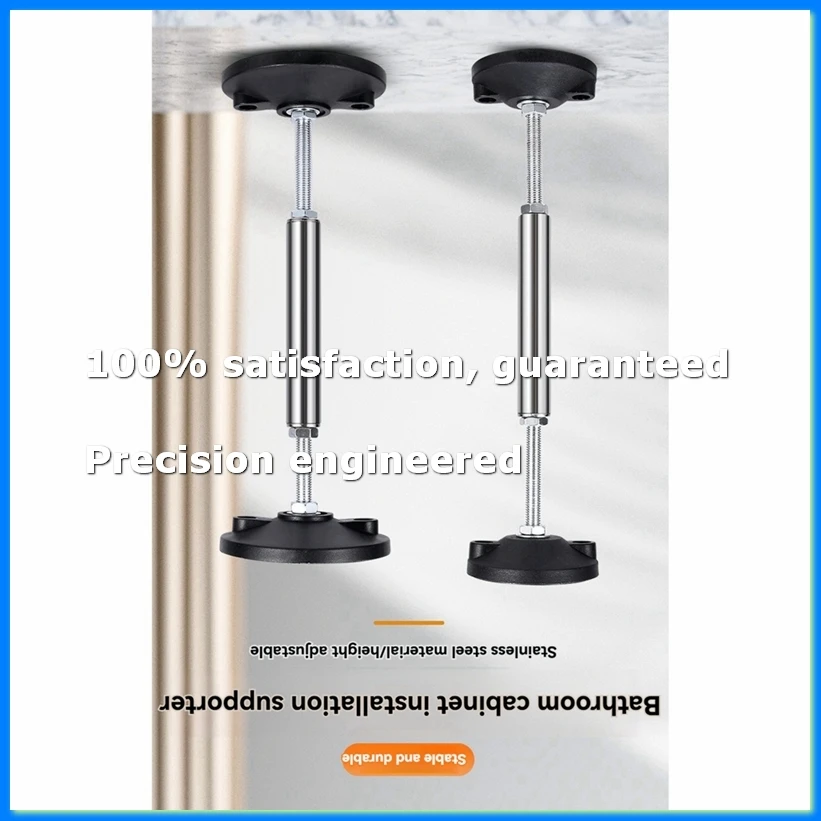 

2Pcs Telescopic Support Rod Stainless Steel Cabinet Adjustable 30-45cm Support Pole High Hardness Sink Support-A32R