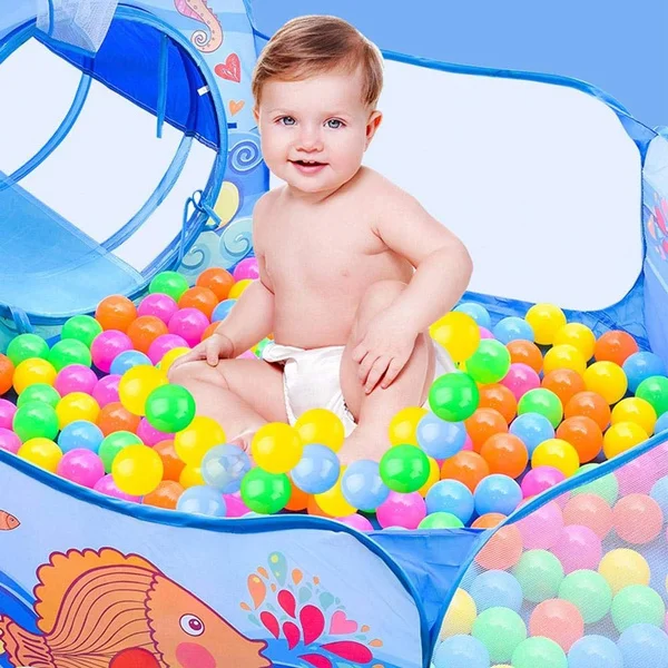 3 In 1 Play Tent Baby Toys Ball Pool for Children Kids Ocean Balls Pool Foldable Kids Play Tent Playpen Tunnel Play House