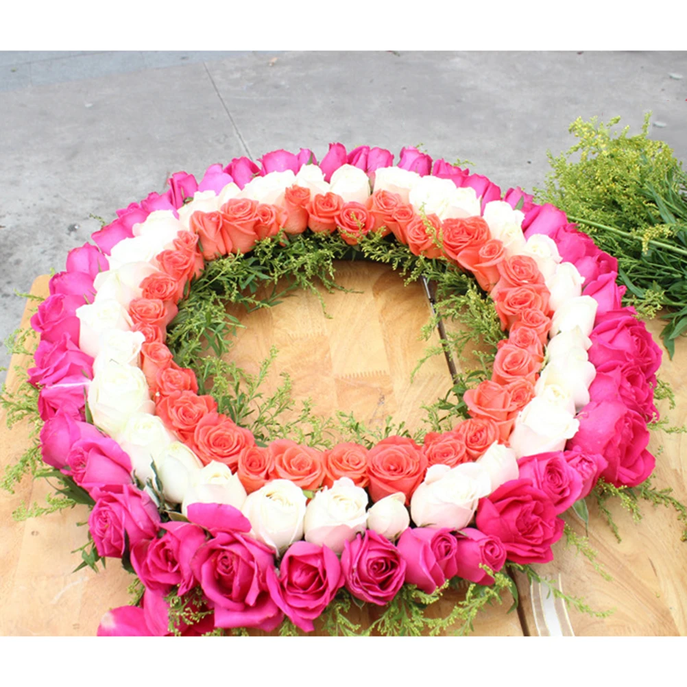 

Suction Cup Mud Ring Green Wedding Decor Garland Wreaths Holder Base Artificial Flower Plastic Wreath Tool Garden Supplies