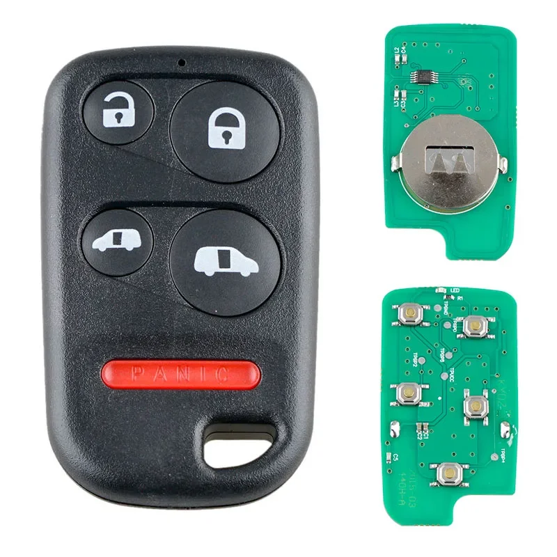 1Pc 5-Buttons Auto Remote Key Fob Replaces OUCG8D-440H-A G8D-440H-A 308Mhz for Honda Odyssey 2001 2002 2003 2004 Smart Car Key