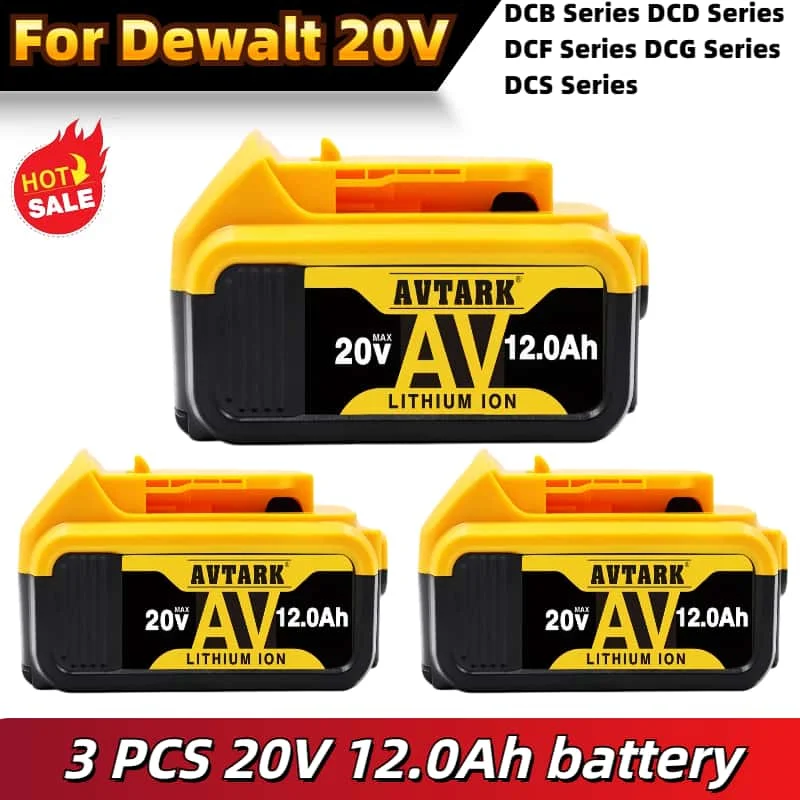 

NEW Authentic battery with coding for DeWalt Flexvolt 20V 18V universal fast charger 8Ah12Ah DCB200 DCB205 DCB203 DCB184 battery