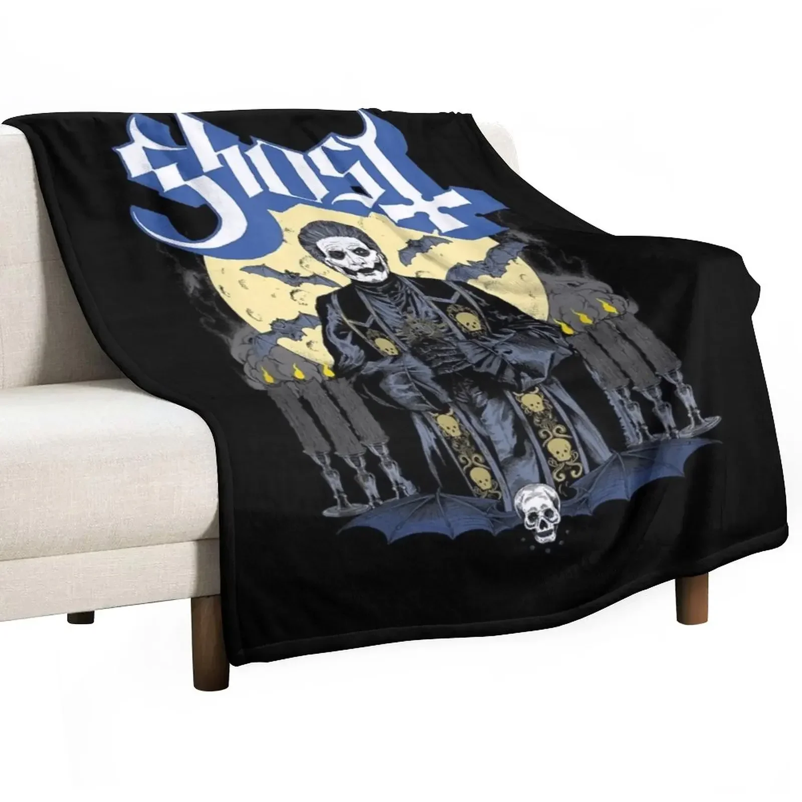 Ghost - Impera Host Amazon Exclusive Throw Blanket Soft Plaid anime Blankets