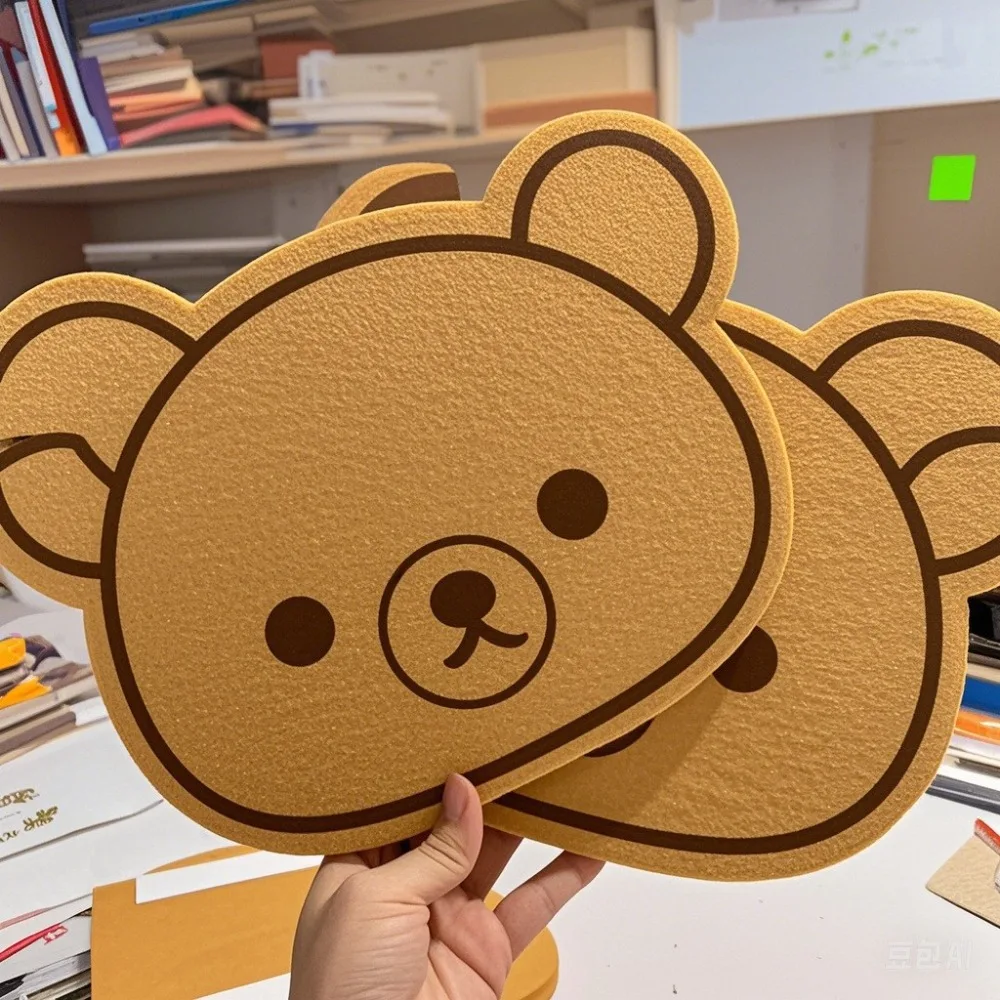 لوحة لباد الدب الصغير ذاتية اللصق لطيف الكرتون جدار ديكور عرض الصور مذكرة رسالة مجلس المنزل مكتب الحضانة الديكور