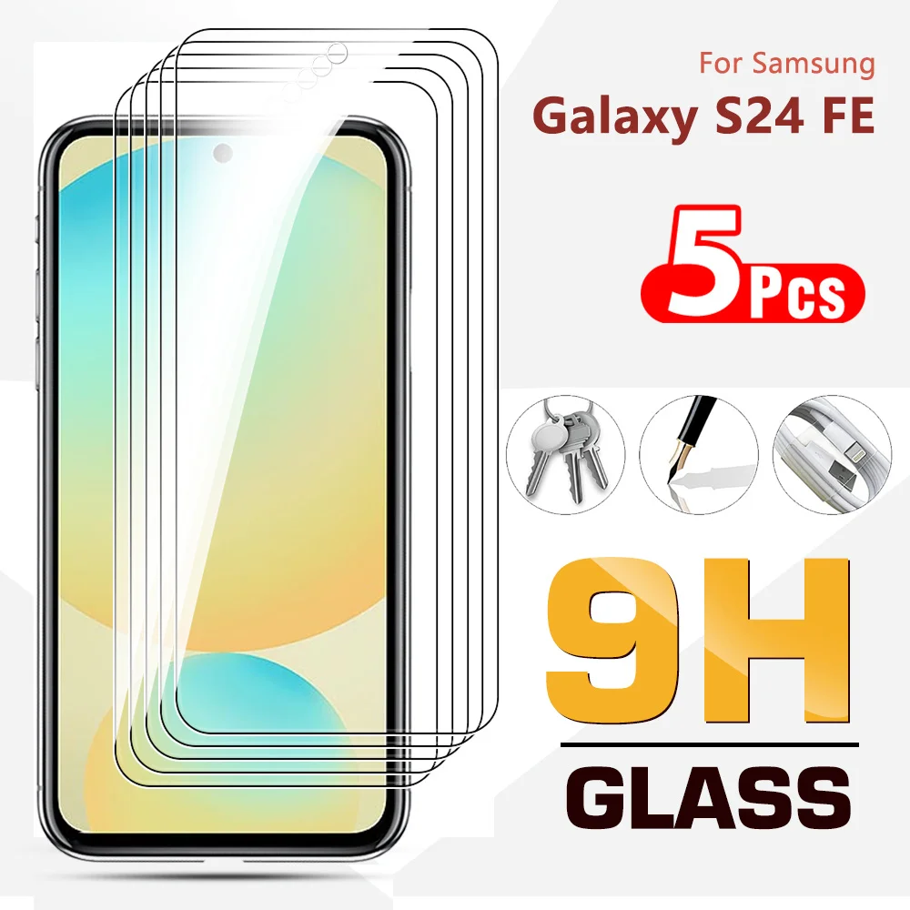 Protetor de Tela para Samsung Galaxy S24 FE, Vidro Protetor Temperado 5G, SM-S721B, 6.7 ", 2021