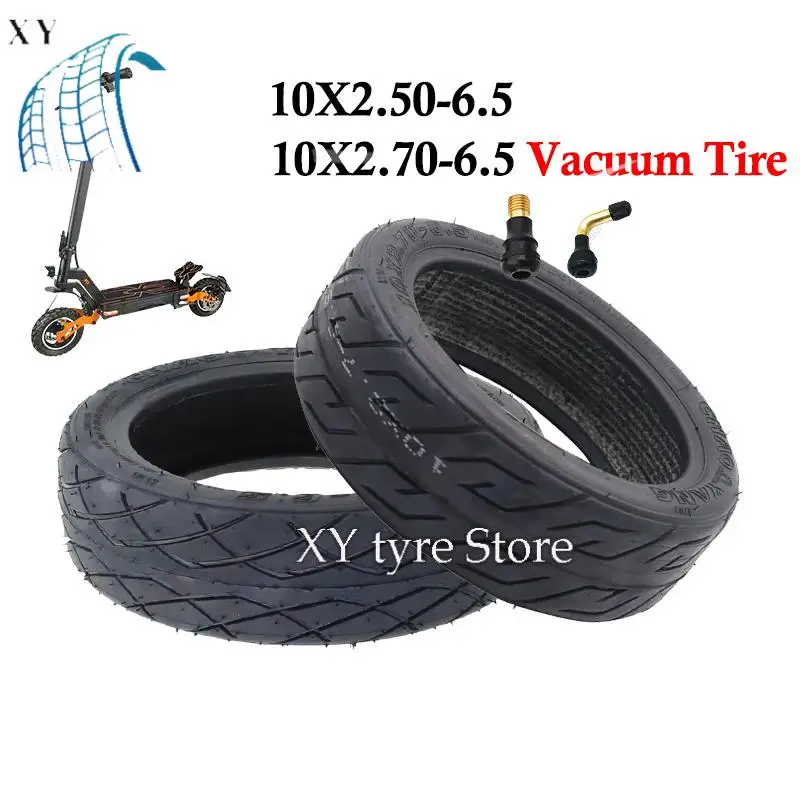 

Chaoyang 10x2.70-6.5 Tubeless Tire 10x2.50-6.5 Vacuum Tyre with Valve for Electric Scooter 10 inch Pneumatic Wheel Accessories
