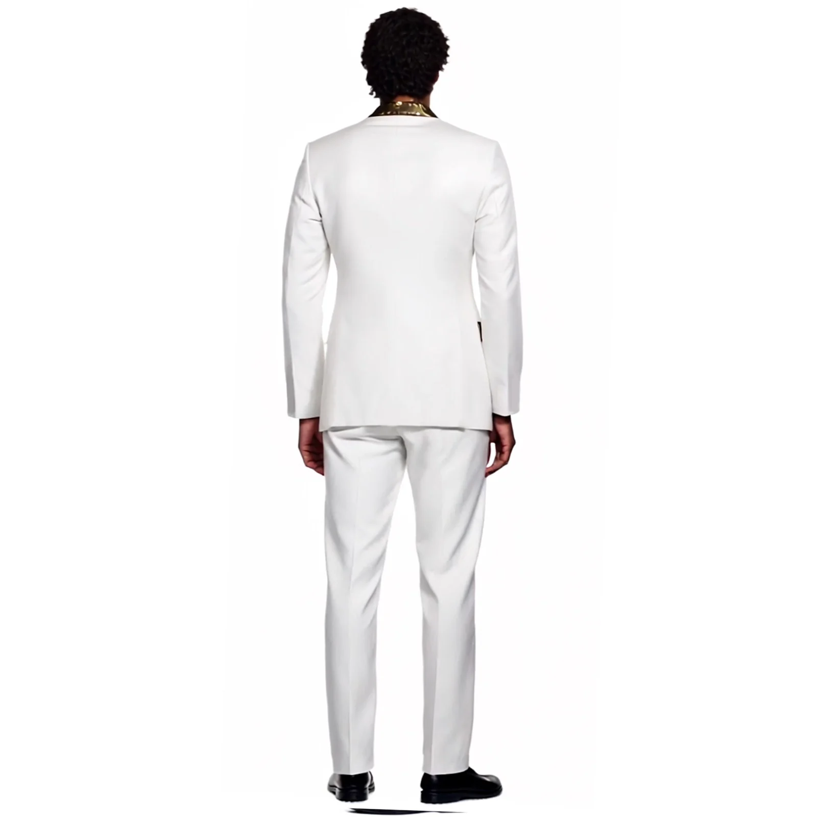DBQ Men's Business Suit Slim Fit Two Button Blazer Jacket Pants Set Solid Wedding Dress Jacket and Trousers Set BD168