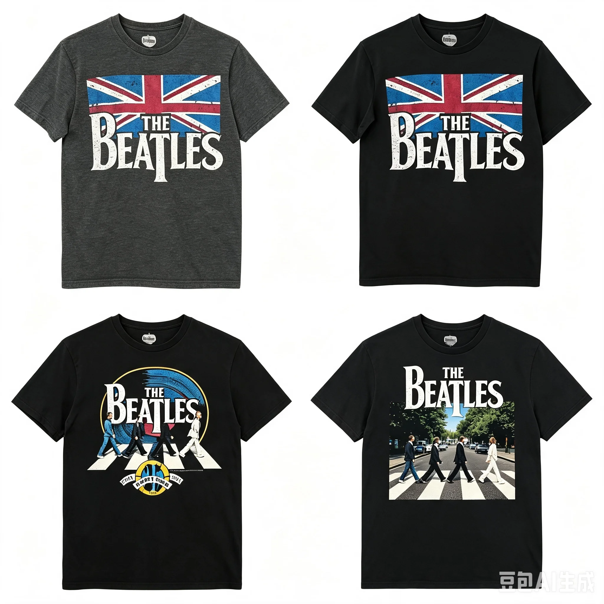 Women Fashion Usa - Beatles Vintage Rock Amerikan Retro T-shirt