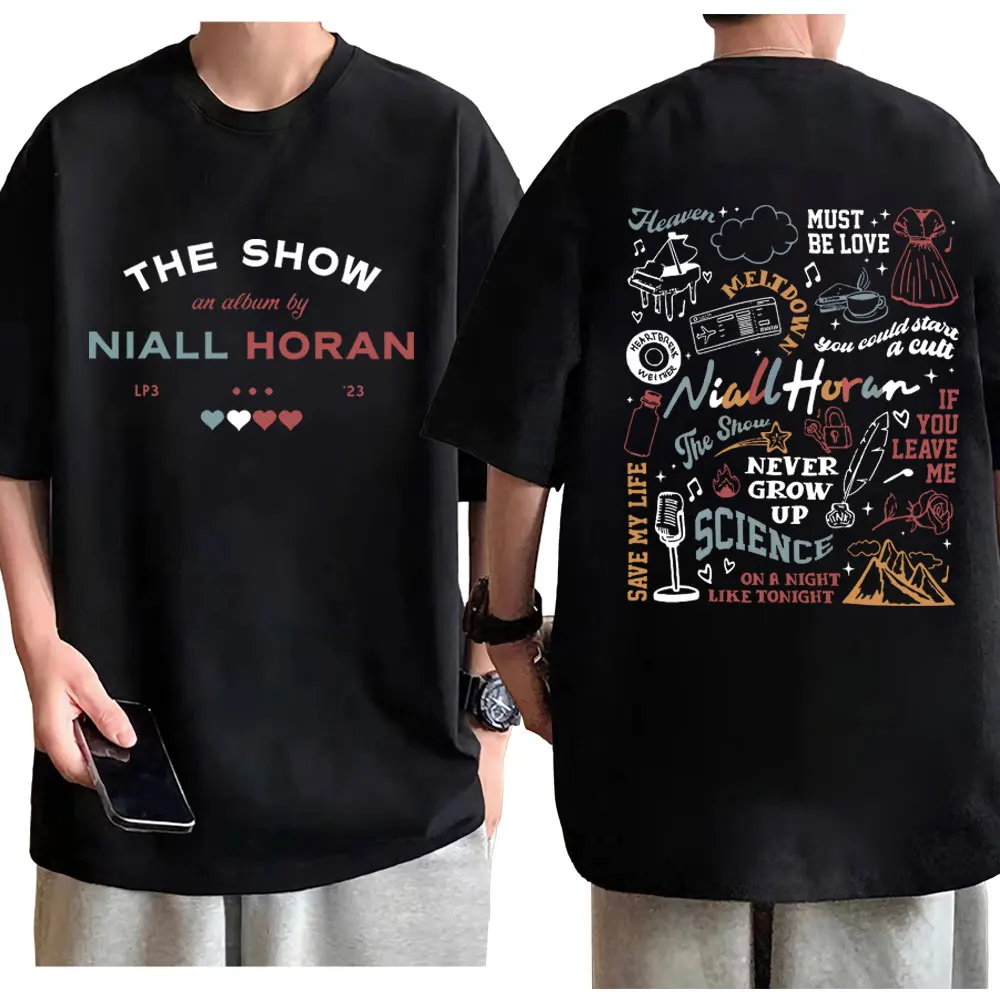 

Singer Niall Horan The Show Graphic T Shirts Fashion Casual Oversized T-shirts Summer Pure Cotton Short Sleeve T-shirt Unisex