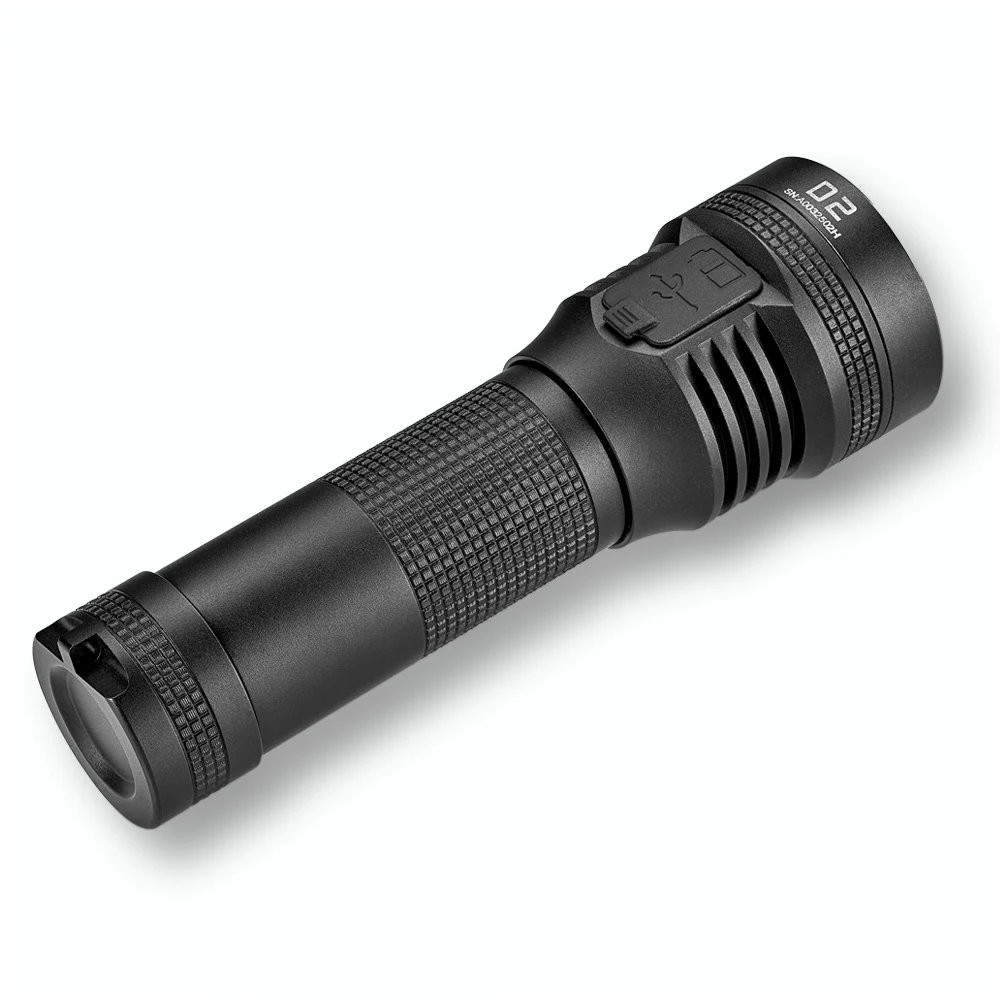 Rechargeable Type-C Outdoor Lighting EDC Powerful Flashlight 1000 Lumens Magnetic Tail LED Torch 21700 Battery D2