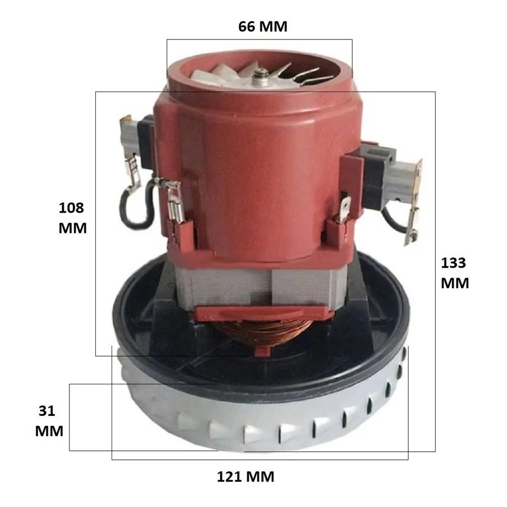 Compatible for Beko BKS 9220 9320 9322 Vacuum Cleaner Motor 1400 W