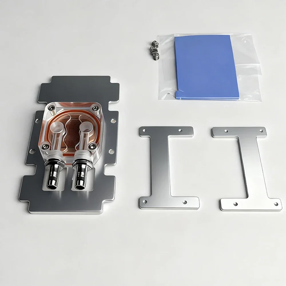 Nvidia V100 P100 A100 GPUs-32G SXM2 -Cooler Cooling Block Purple Copper Water-cooled GPU Heat Dissipation Water Cooler Radiator