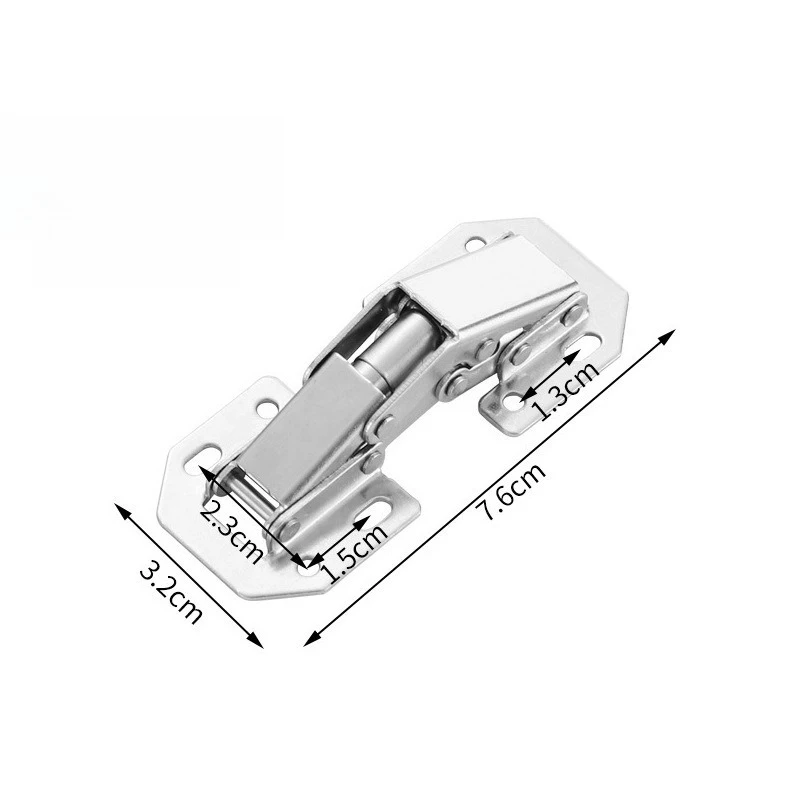 2pcs 90 Degree Concealed Hinges Hydraulic Soft Close Kitchen Wardrobe Furniture Hardware view 4
