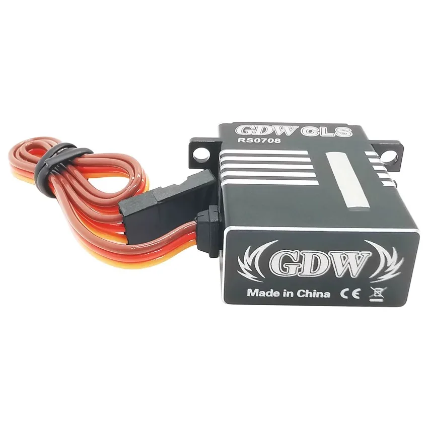 GDW RS0708 7.5kg 20g 0.08 Sec 180° 270° 360° High Speed Coreless Motor Full Metal Micro Digital Servo For RC Car Aircraft Robot