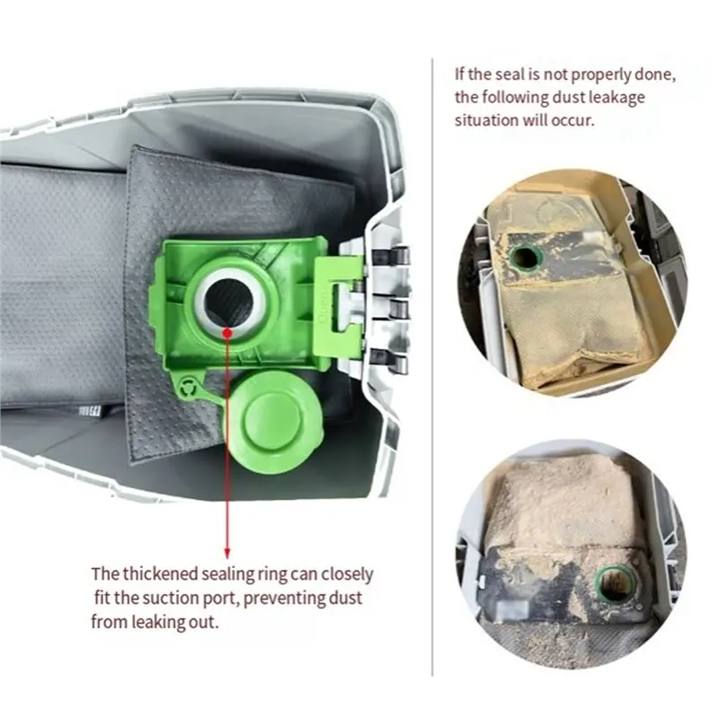 Reusable Vacuum Cleaner Bag For Festool CTL CTM 26 , Reusable Filter Bag, Eco-Friendly Alternative Black A62X