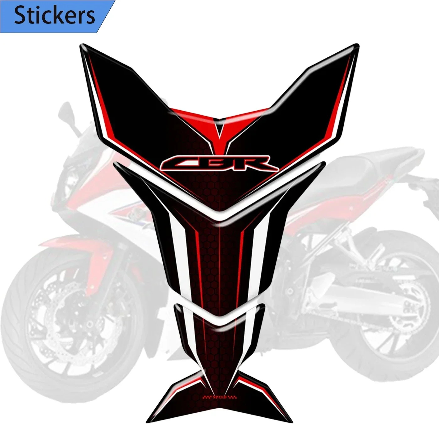 For Honda CBR 650 F 650F CBR650F Fireblade HRC Motorcycle Decals Gas Fuel Oil Kit Knee Fender Tank Pad Protection