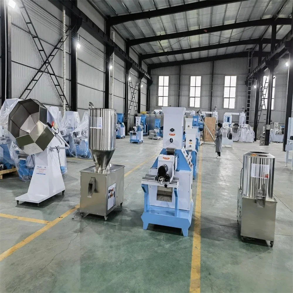 Quality Assurance Export Dry Floating Fish Feed Food Processing Extruder Machine Cat Dog Pet Food Pellet Machine
