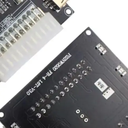 24 Pin ATX Power Supply Splitter Board With 6 USB Ports 5V 12V 3.3V Output Terminal Block For Computer PC Testing And DIY Projec