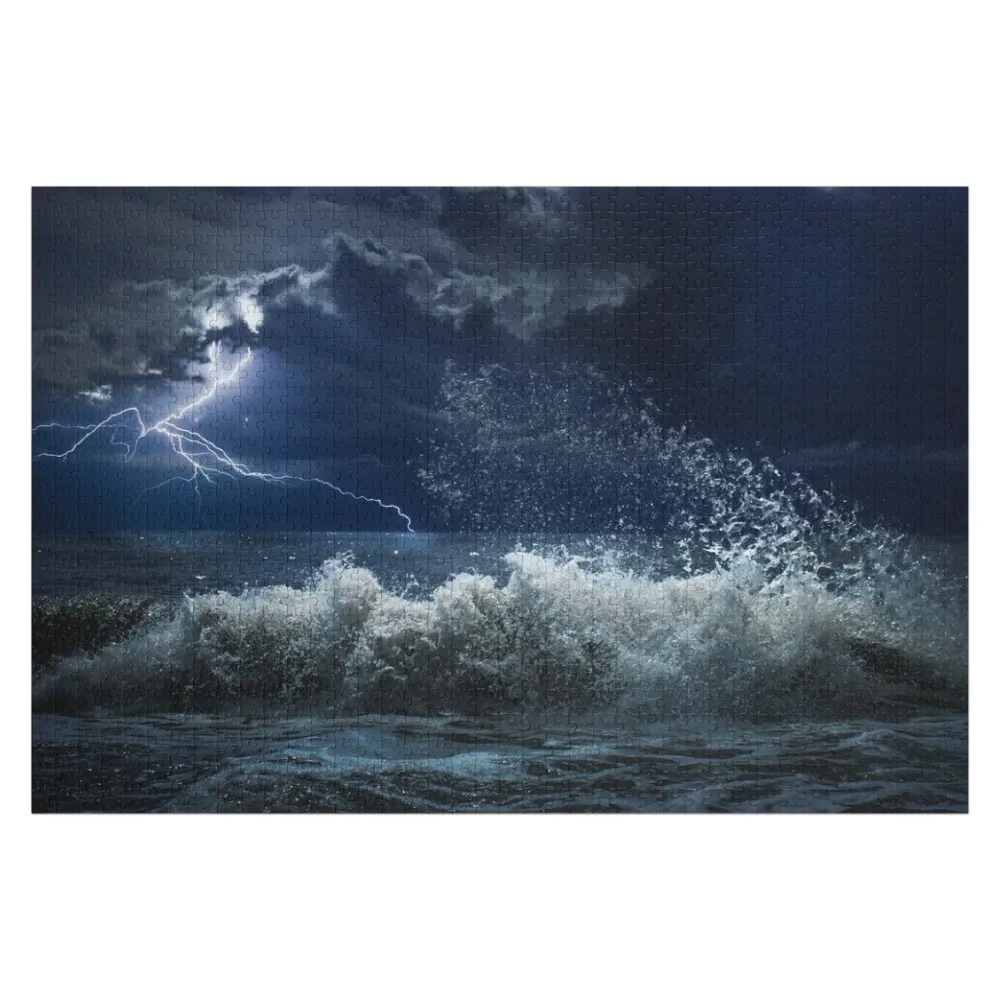 

Storm At Sea Art Jigsaw Puzzle Anime Personalized Toys Custom Customizable Gift Puzzle