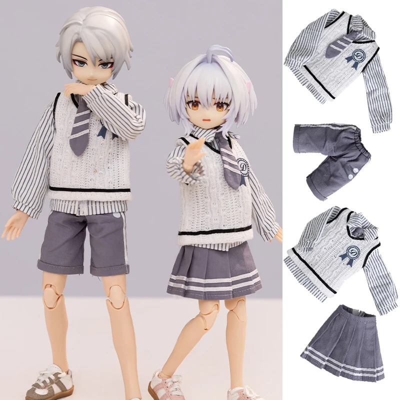 

Ob22 clothes suit School Uniforms Set for ob24 ymy23/25 Male body 1/8bjd 20cm size Doll Clothes toy Accessories