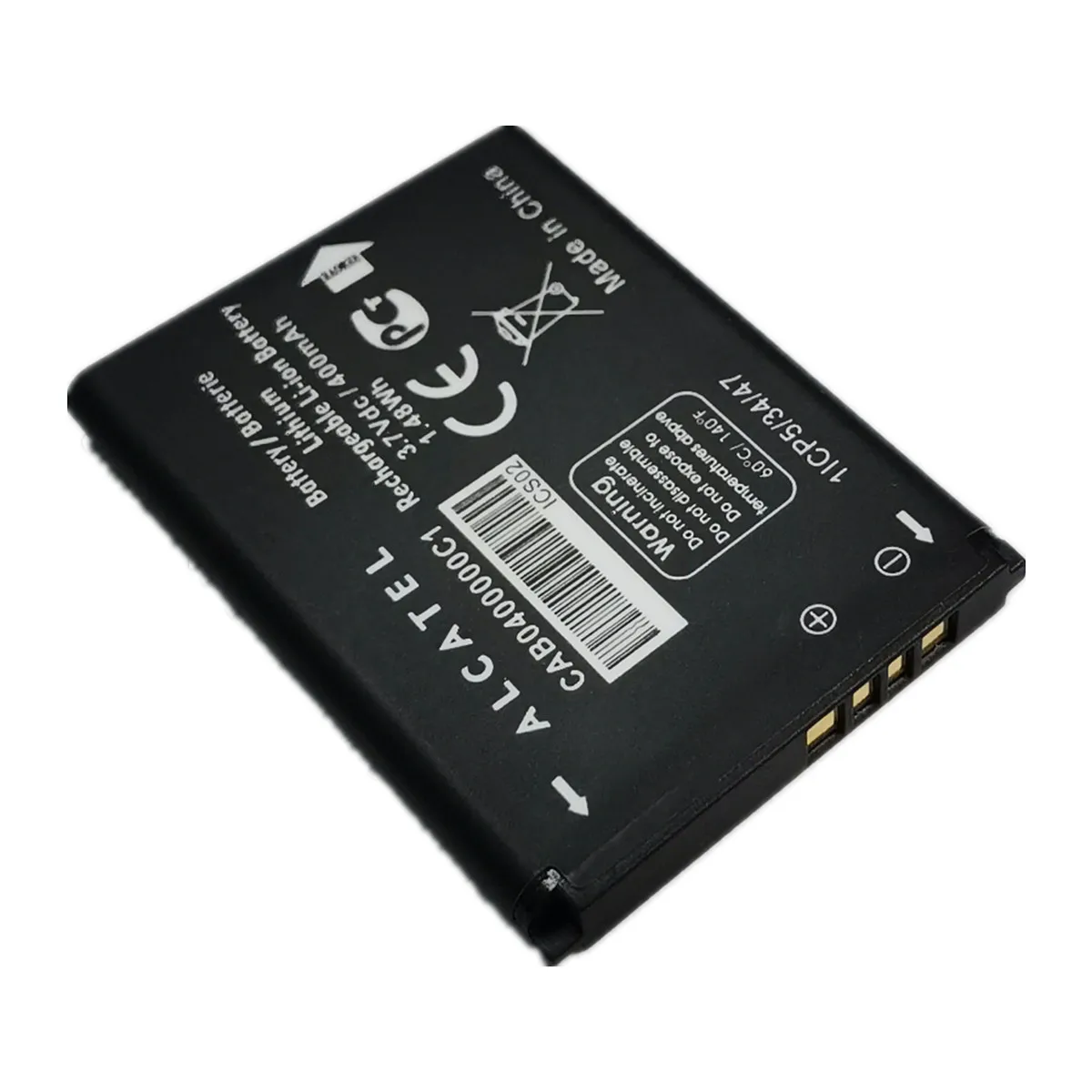 New High Quality CAB0400000C1 Mobile Phone Battery For ALCATEL One Touch 103 103A 105 105A OT-2012D Replacement Battery Bateria