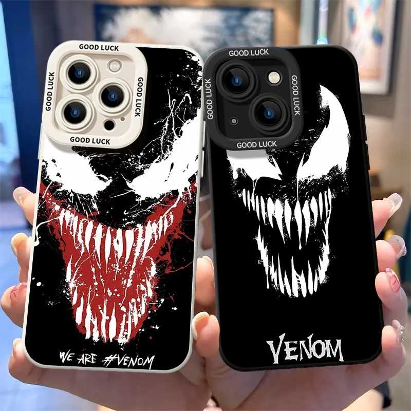 Popular Movie Venom Marvels Phone Case for Oppo Reno12 Reno10 Reno8 Reno7 Reno6 Reno5 Reno4 Z F T Pro Plus 4G 5G Back Cover