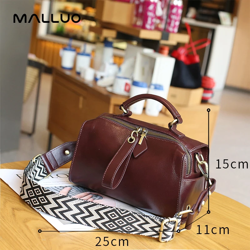 Genuine Leather Solid Color Shoulder Crossbody Bag For Women Luxury Designer Bags Female Messenger Tote Women\'s Handbag for Lady