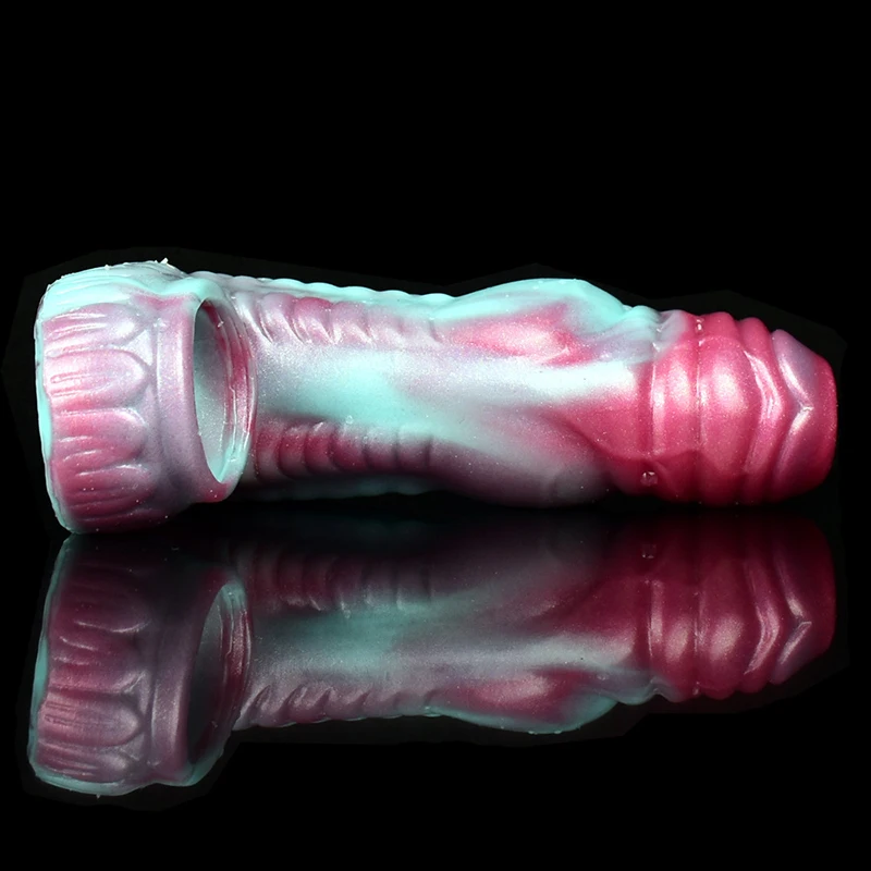 2023 New Fantasy Dildo Realista Manga Pênis Big Dog Knot Wearable Dick Ampliação Butt Plug Para Casal Silicone Brinquedos Sexuais Anais