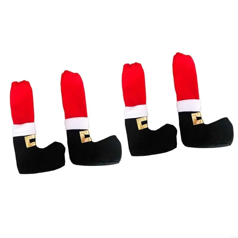 97BA أغطية أرجل كرسي الطعام الاحتفالي، واقيات قدم الطاولة، تصميم من الأقمشة غير المنسوجة