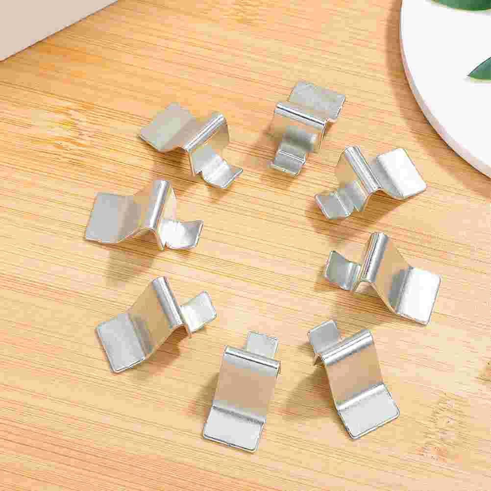 20 Pcs Partition Buckle Cabinet Door Card Holder Filing Kitchen Shelf Brackets Support Clips File Hangers for Cabinets