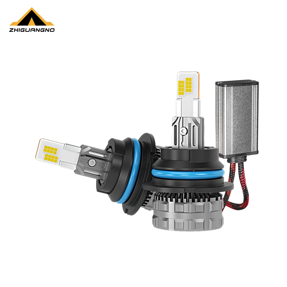 ZHIGUANGNO 100W 6000K Cold White LED Headlight Bulb New Condition Aluminum Material Fits 99% of Cars