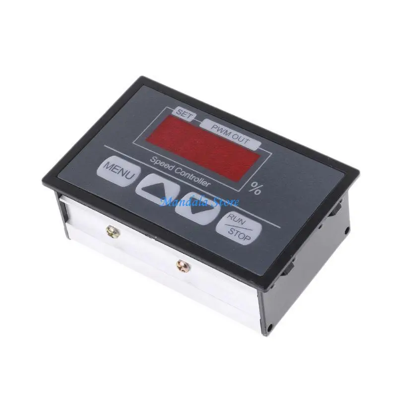 U2JC 6-60V PWM for DC Motor Speed Controller With Digital Display Panel Button Govern