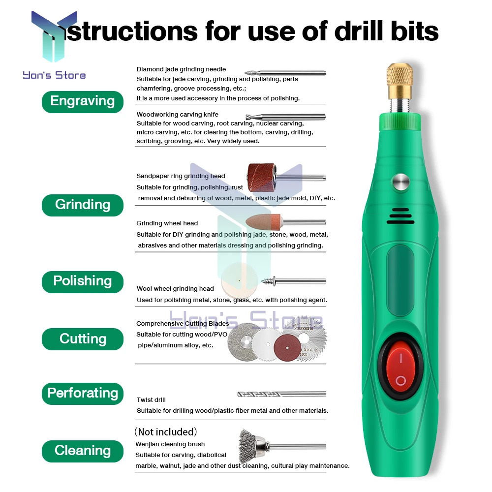 27/137 in 1 Electric Drill Grinder Engraver Pen Grinder Mini Adjustment Power Tools Grinding Machine Accessories 100-240V 13W