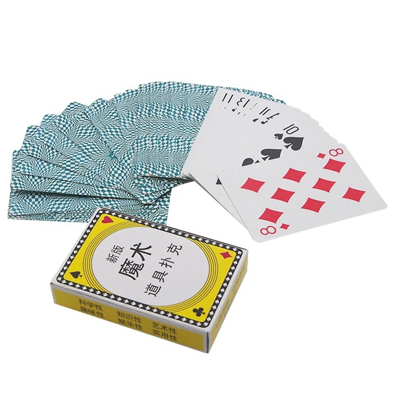 1Set Changeable Card Magic Tircks  Props Poker Atomic Cards Close-up Techniques Performing Magic Props Magic Playing Cards