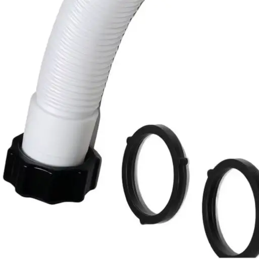 Replacement Pool Hose 11388 For Intex Sand Filter Pumps - 14 Inch Flexible Tubing With Nuts For Quick Setup