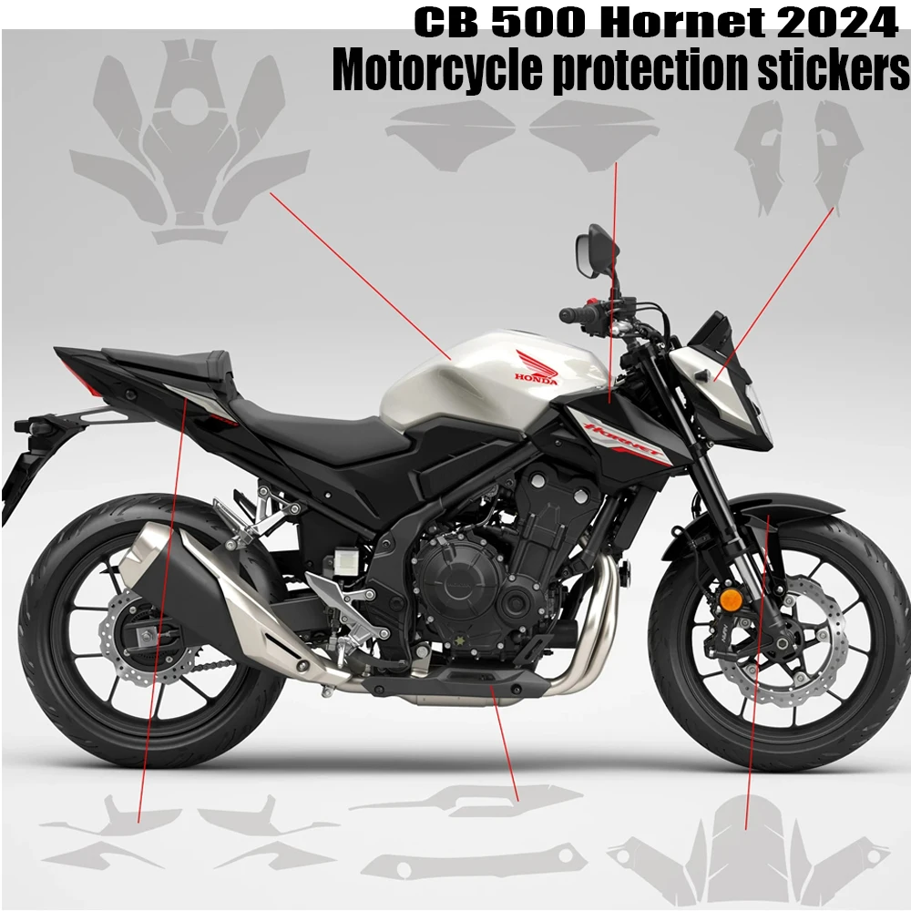Cb500 Motorfiets Tpu Lichaamsbescherming Sticker Voor Honda Cb 500 Hornet Cb500 2024 Accessoires Ppf Onderdelen Compleet Verf Protectio