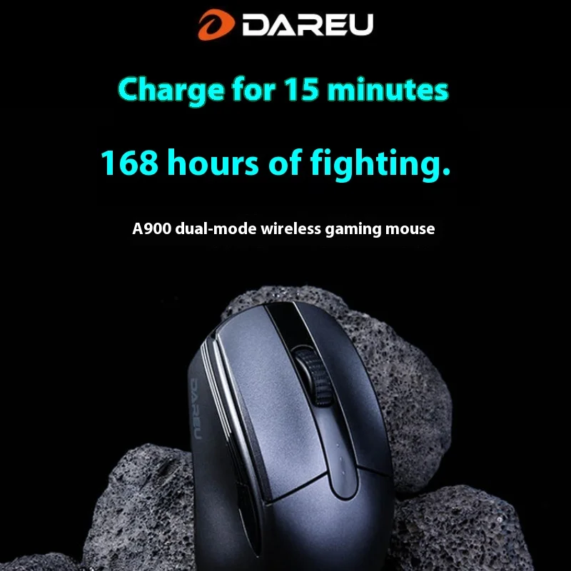 

DAREU A900 Dual-Mode 2.4 G Bluetooth Wireless Mouse Game Dedicated Computer Office Multi-Scene Universal Lightweight Portable