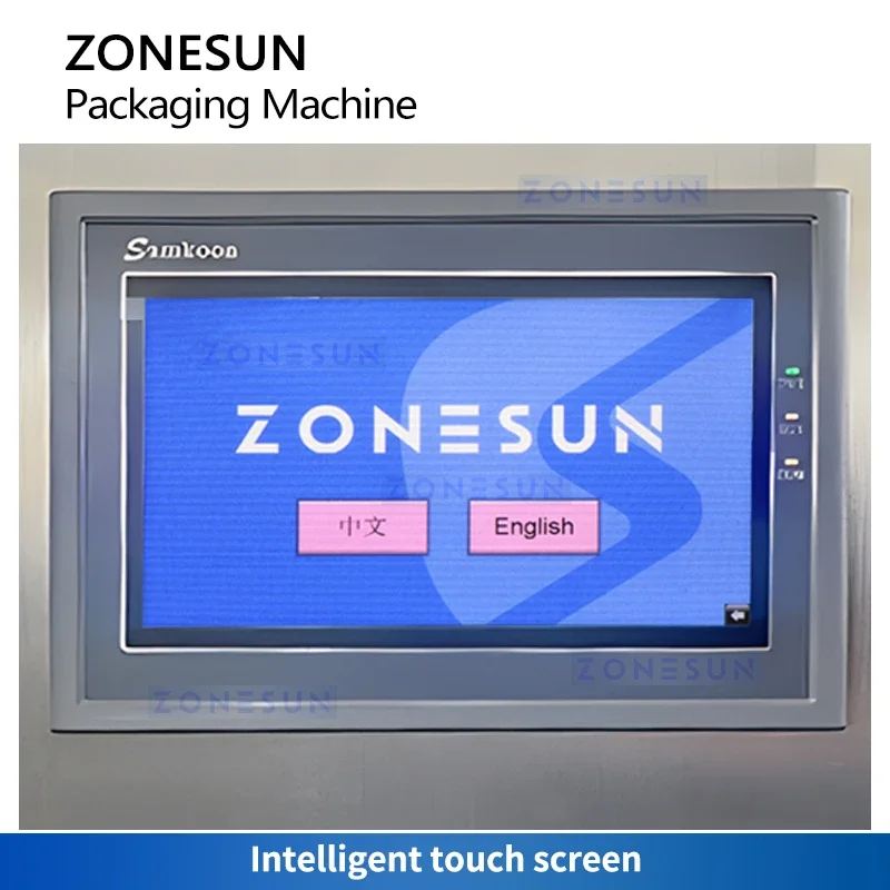ZONESUN Horizontal Flow Packaging Machine Horizontal Form Filling 4 Side Sealing Machine Wrapping Equipment ZS-DCF100