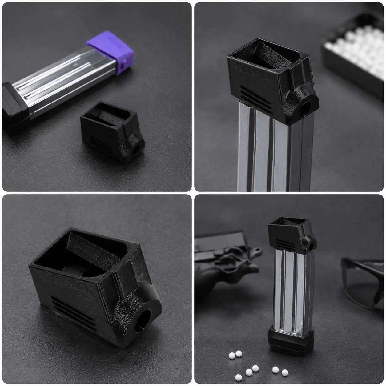 Airsoft Hi Capa Speed Loader Adapter für Gas Blowback Pistolen, Magazin-Ladewerkzeug, Zubehör, taktische Ausrüstung – Detail 6