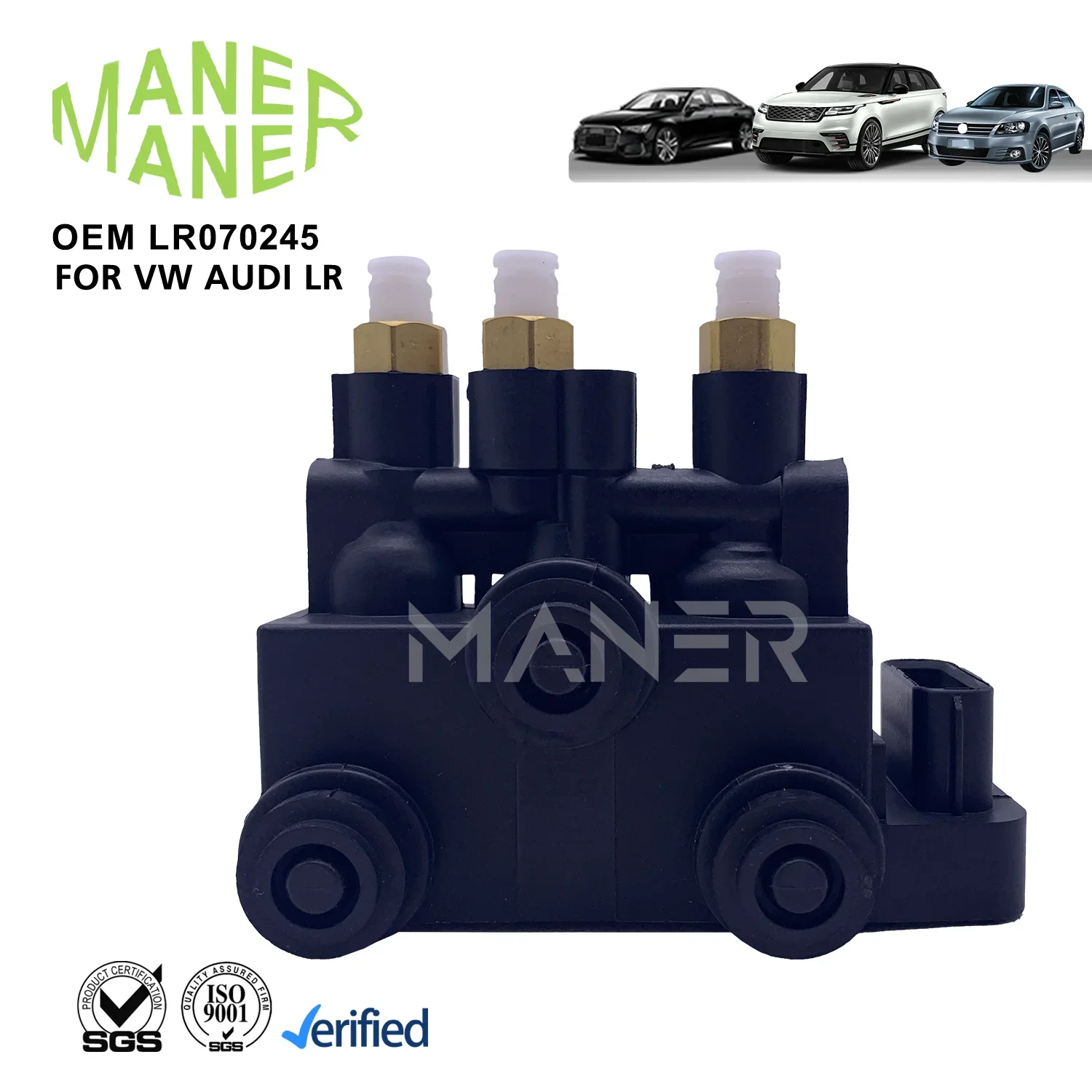 MANER LR070245 LR037081 Auto Suspension Systems Solenoid Valve Block For Land Rover