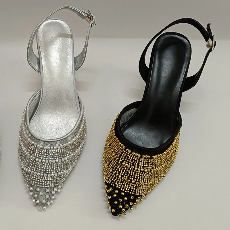 

Женские сандалии с острым носком, тапочки с ремешком на щиколотке, легкий цвет, летняя праздничная обувь на тонком высоком каблуке, повседневная мода