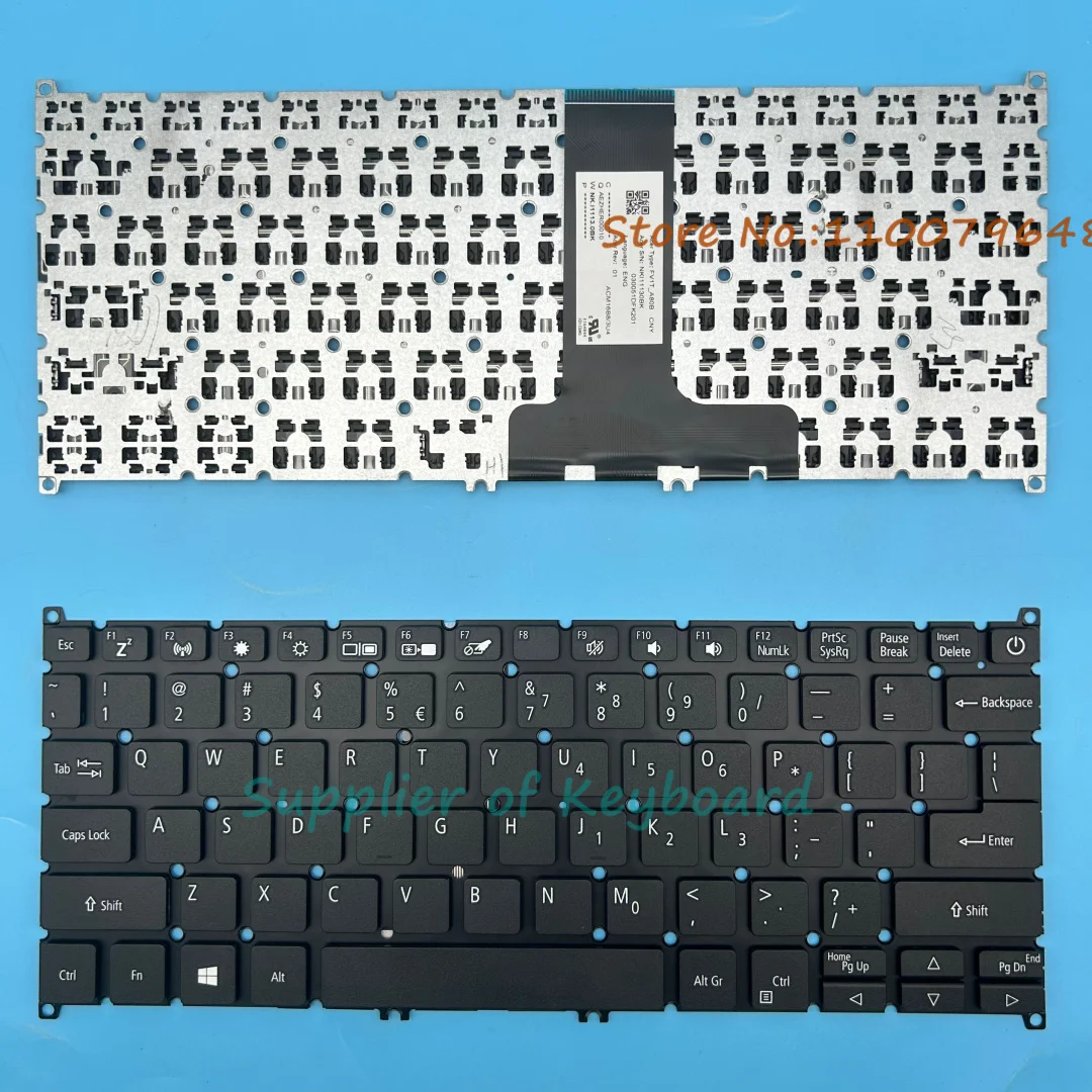 

Новая английская клавиатура для ноутбука Acer Aspire Spin 1 SP111-31 ES1-132 ES1-132-C37M C9N8 A111-31 A311-31, черная