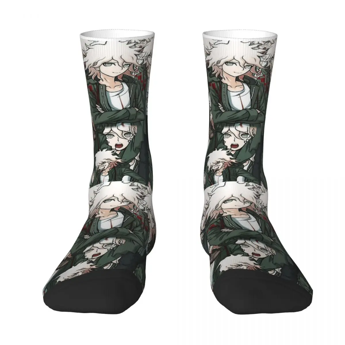 Nagito Komaeda Voice Hope Retro Danganronpa Makoto Game cosy Unisex Socks Warm Happy Socks Street Style Crazy Sock