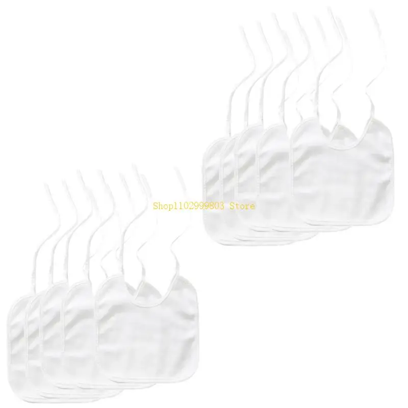

Upgrades Baby Dribble Bibs Water Resist Bibs Soft & Adjustable Newborns Bibs Portable Bibs for Teething & Feeding J0MF