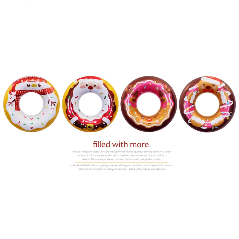 عيد الميلاد الديكور صور الدعائم لعبة بالون ثلاثي الأبعاد جولة سانتا كلوز ثلج الرنة الكرتون بالون كبير