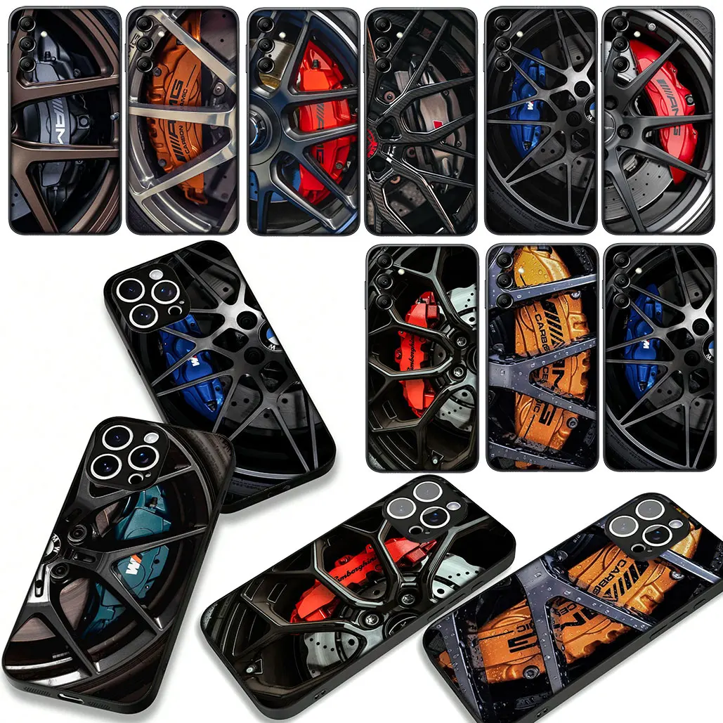Для Motorola Moto Edge 50 Ultra 30 Fusion 40 neo Pro G05 G54 G55 G75 G9 G85 G15 G24 Power Case Wheel Supercar Суппорты для автомобилей
